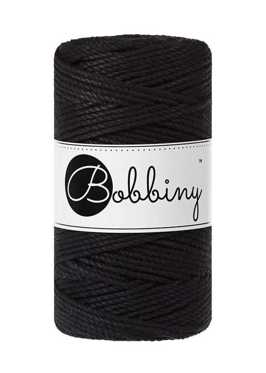 Macrame Rope 3PLY - Black