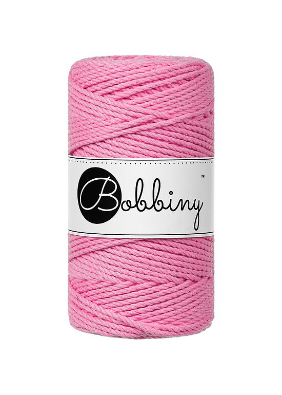 Macrame Rope 3PLY - Bubblegum Pink