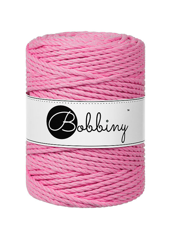 Macrame Rope 3PLY - Bubblegum Pink