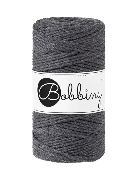 Macrame Rope 3PLY - Charcoal