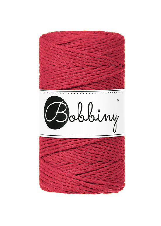 Macrame Rope 3PLY - Classic Red