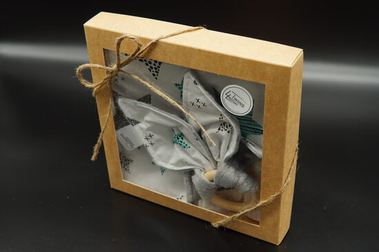 Čaukstošās austiņas un kvadrātiņa komplekts