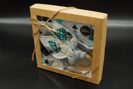 Čaukstošās austiņas un kvadrātiņa komplekts