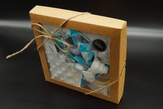 Čaukstošās austiņas un kvadrātiņa komplekts