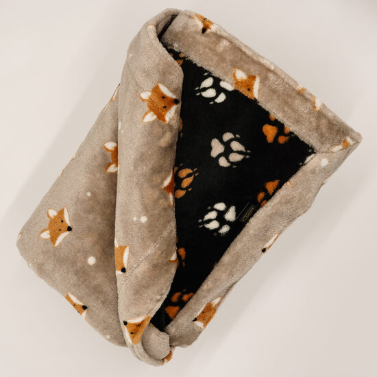 Flīsa pleds - Lapsas