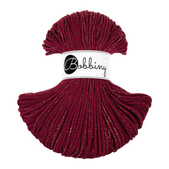 Pītā aukla - Golden Wine Red