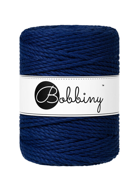 Makramē virve 3PLY - Ink Blue