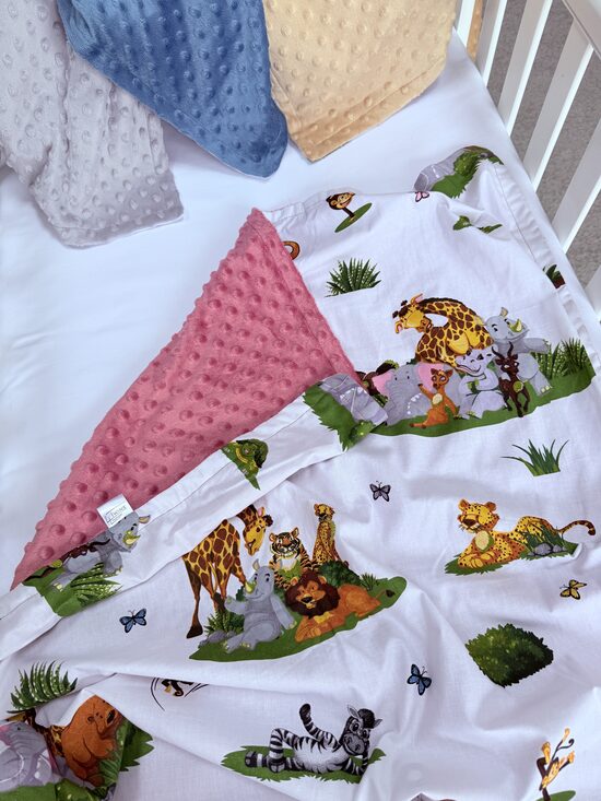 Minky fleece blanket - ZOO