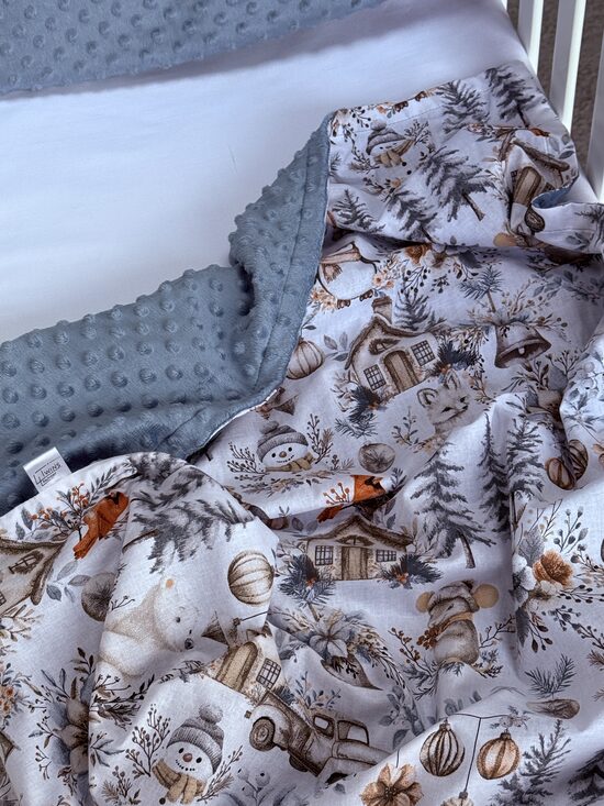 Minky fleece blanket - Winter