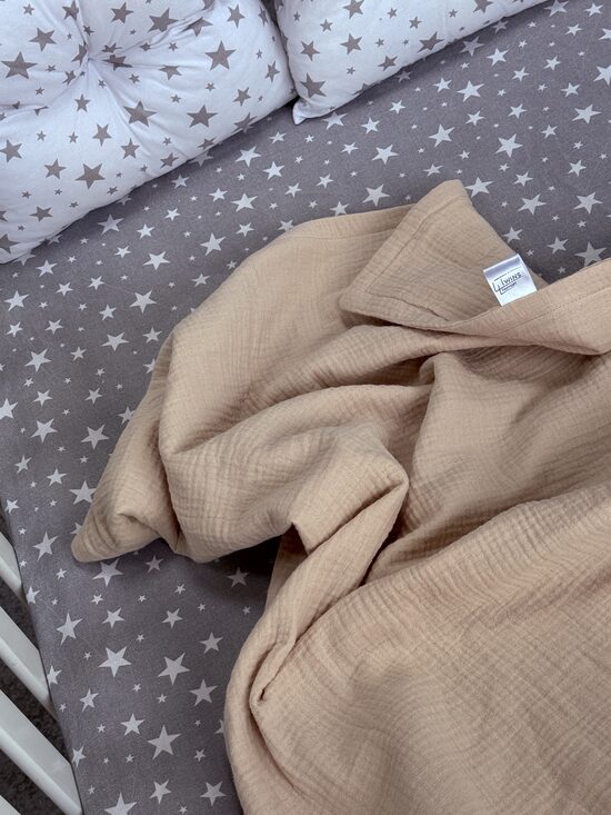 Muslin blanket - Beige