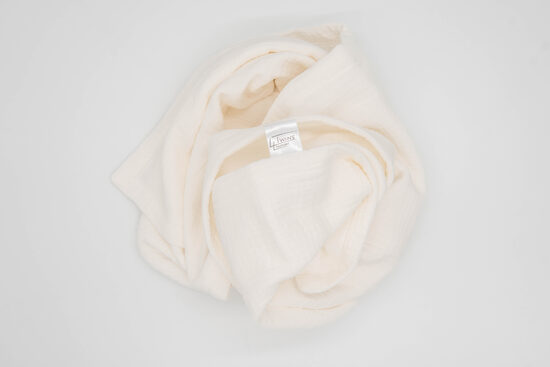 Muslīna sedziņa - Silti balts