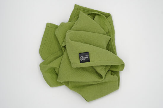 Muslīna paladziņš - Olīvzaļš