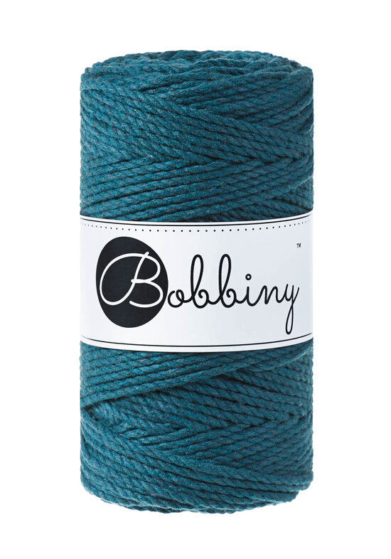 Macrame Rope 3PLY - Peacock Blue