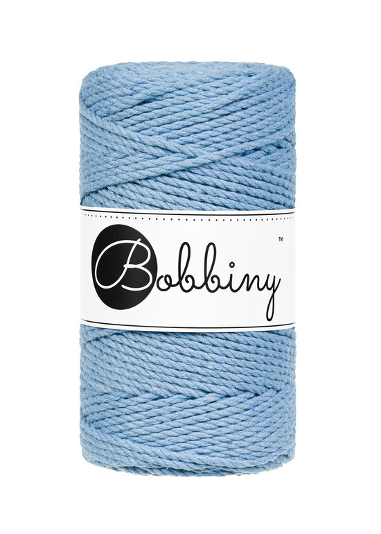 Macrame Rope 3PLY - Perfect Blue