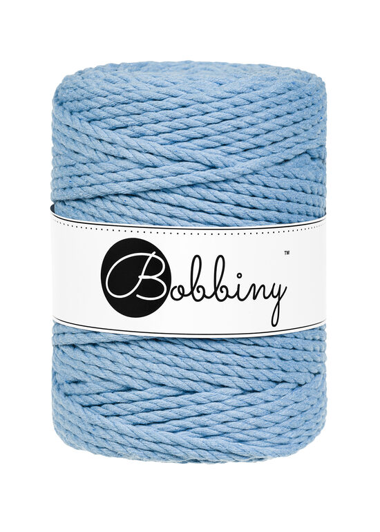 Makramē virve 3PLY - Perfect Blue