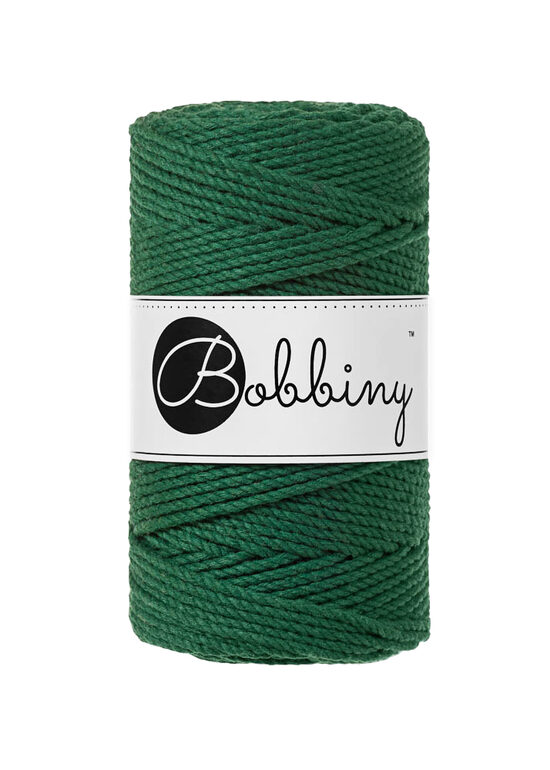 Macrame Rope 3PLY - Pine Green