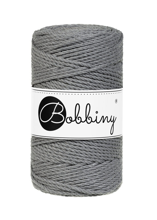 Macrame Rope 3PLY - Stone Grey