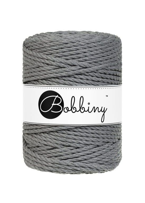 Makramē virve 3PLY - Stone Grey