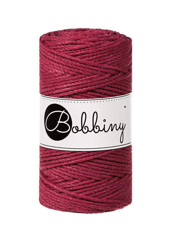 Macrame Rope 3PLY - Wine Red