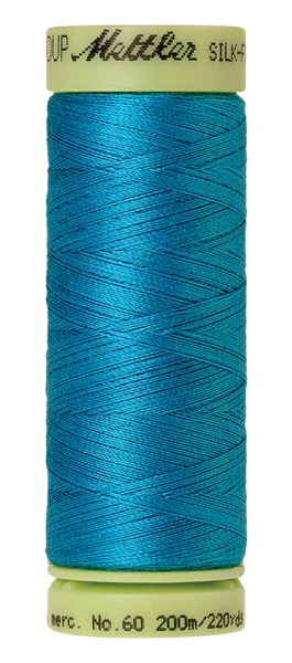 Silk-finish Cotton (60) - Caribbean Blue 1394