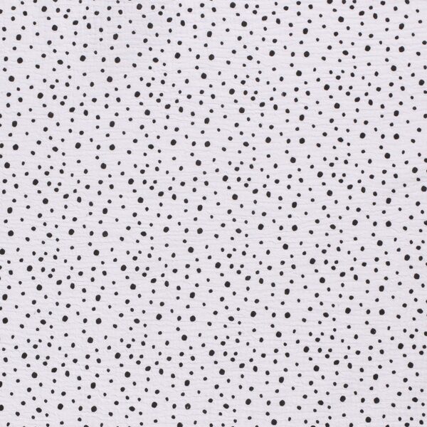 White with black dots