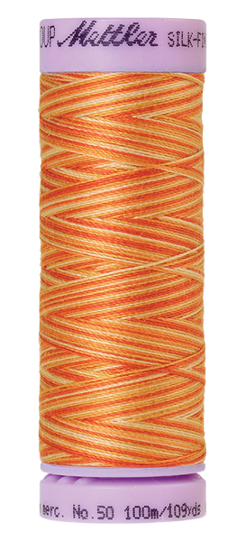 Silk-finish Cotton (50 multi) - Rust Ombre 9834