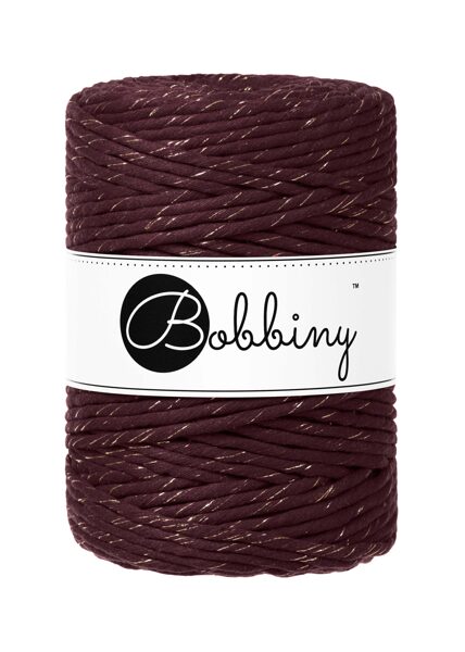 Macrame Cord - Golden Burgundy