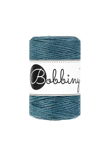 Makramē aukla - Peacock Blue