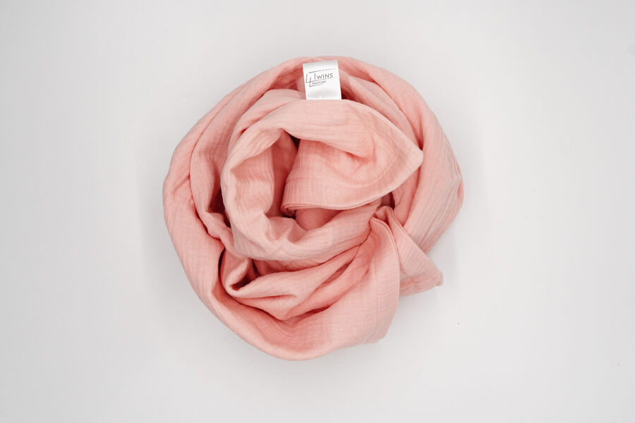 Muslin blanket - Salmon pink