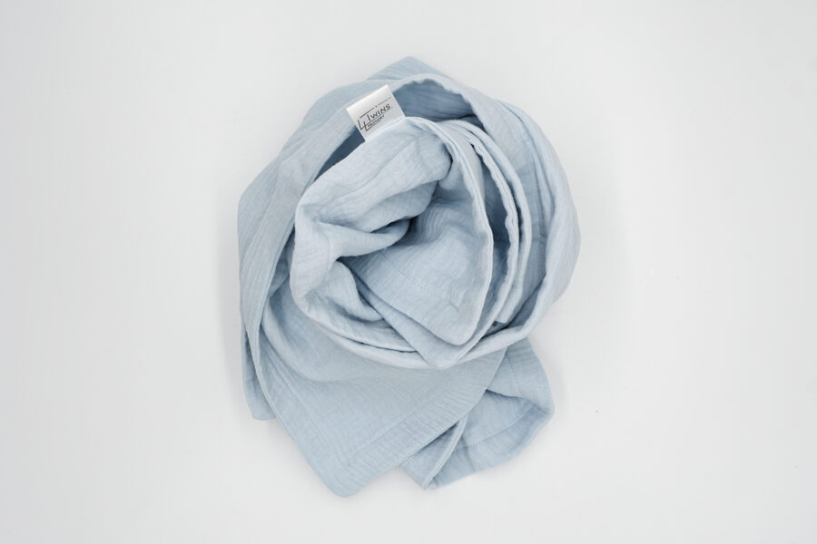 Muslin blanket - Baby Blue