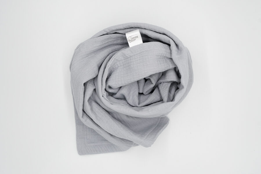 Muslin blanket - Light Grey