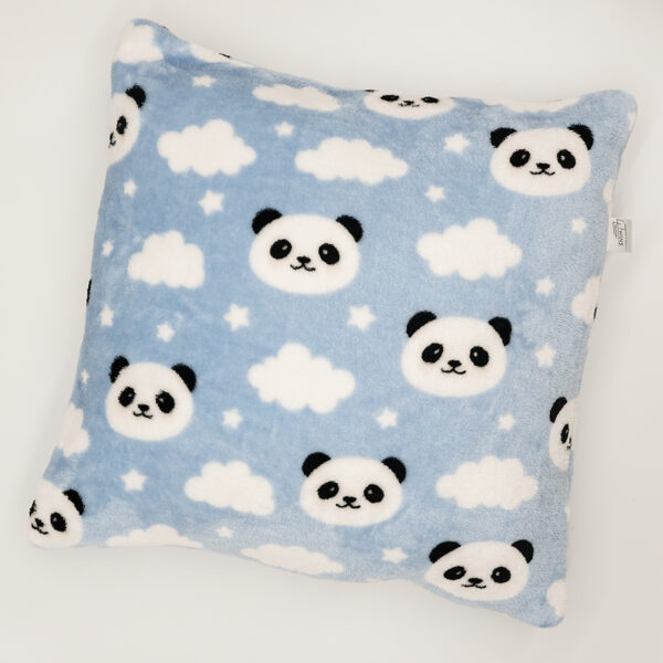 Pandas on a blue background